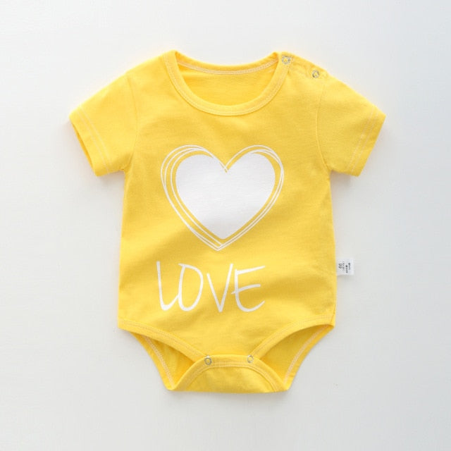 Newborn Baby Boys Girls Cartoon Cotton Bodysuit Infant Baby Bag Fart Sleeveless Vest Jumpsuit Summer Thin Penguin Pajamas Outfit