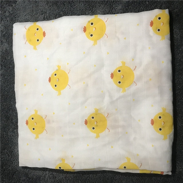 120cm*110cm Swaddle Blanket Baby Blanket Bamboo Muslin Blanket 120 Baby Blankets Newborn Blanket Swaddle Cotton