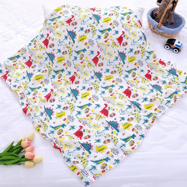 120cm*110cm Swaddle Blanket Baby Blanket Bamboo Muslin Blanket 120 Baby Blankets Newborn Blanket Swaddle Cotton