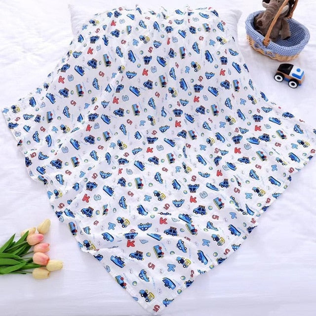 120cm*110cm Swaddle Blanket Baby Blanket Bamboo Muslin Blanket 120 Baby Blankets Newborn Blanket Swaddle Cotton