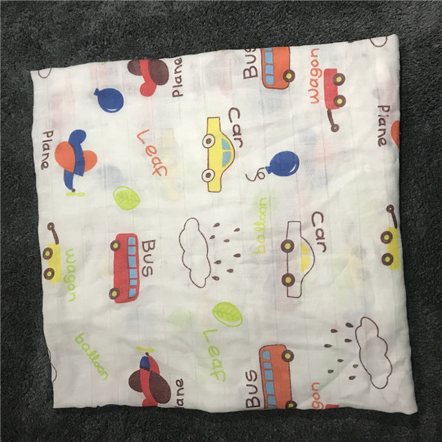 120cm*110cm Swaddle Blanket Baby Blanket Bamboo Muslin Blanket 120 Baby Blankets Newborn Blanket Swaddle Cotton