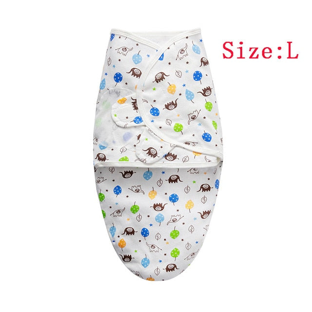 baby sleeping bag newborn envelope cocoon wrap swaddle soft 100% cotton 0-6 months sleep blanket