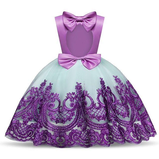 Girls First Birthday Dress for Newborn Baby Toddler Princess Halloween Carnival Dresses Kids Girl Party Prom Gown Clothing Wear