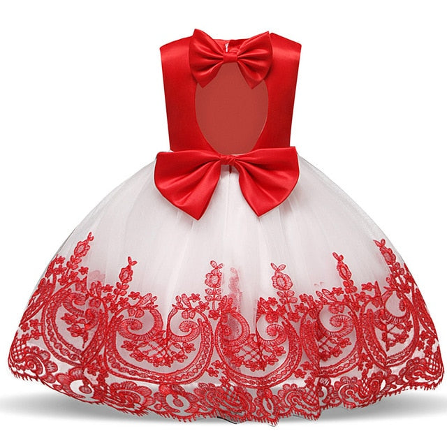 Girls First Birthday Dress for Newborn Baby Toddler Princess Halloween Carnival Dresses Kids Girl Party Prom Gown Clothing Wear