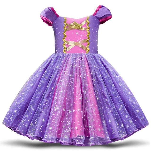 Girls First Birthday Dress for Newborn Baby Toddler Princess Halloween Carnival Dresses Kids Girl Party Prom Gown Clothing Wear