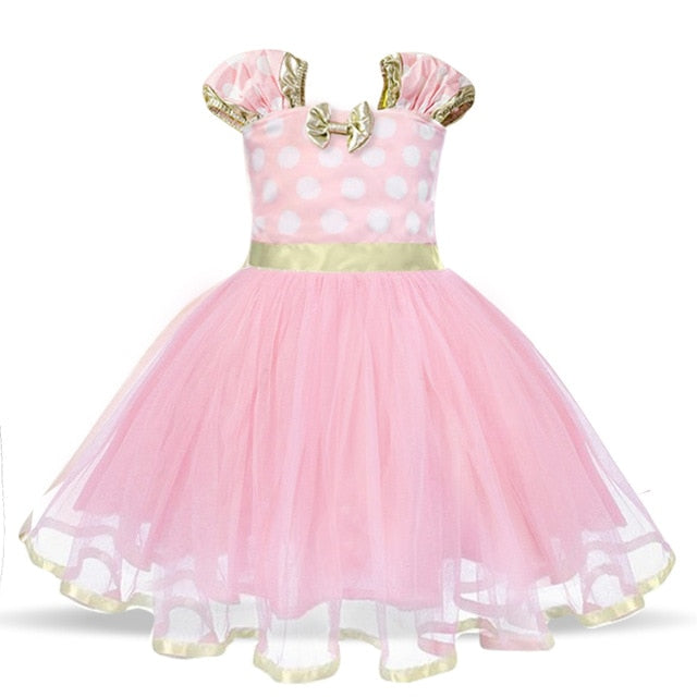 Girls First Birthday Dress for Newborn Baby Toddler Princess Halloween Carnival Dresses Kids Girl Party Prom Gown Clothing Wear