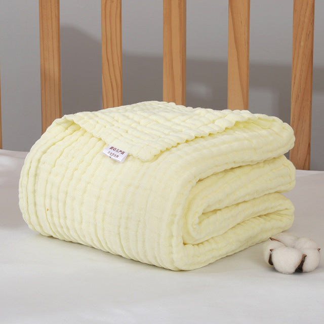 Baby Blankets Newborn Blanket Swaddle Blanket Baby Blanket Bamboo Muslin Swaddle Cotton Fabric 6 Layer Dropshipping