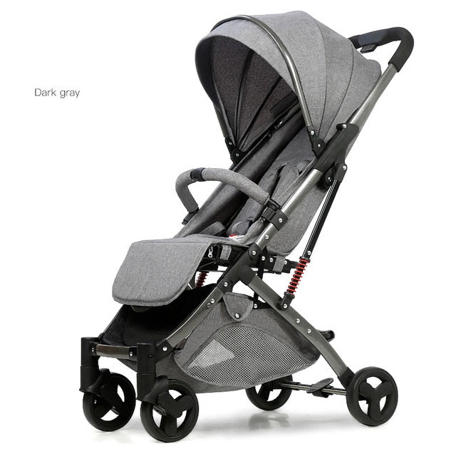 5.8 kg Light aluminium alloy stroller gold frame car Portable fold Umbrella baby stroller Newborn Travelling Pram on plane gifts