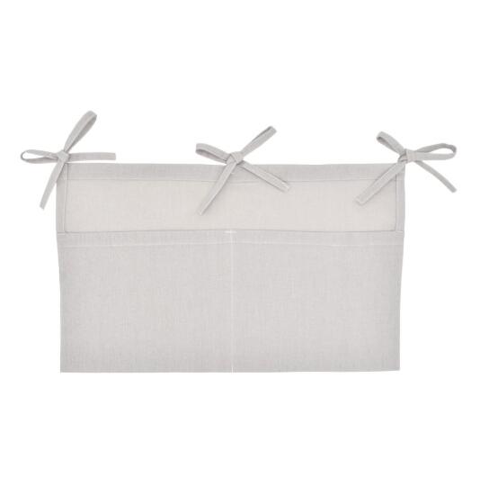 1Pcs Cotton Baby Crib Hanging Storage Bag Baby Cot Bed Brand baby Bed Organizer Toy Diaper Pocket for cc Bedding