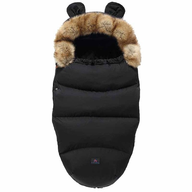 Baby Stroller Sleeping Bag Winter Warm Sleepsack Windproof For Infant Wheelchair Envelopes For Baby Footmuff Newborn Sleepsacks