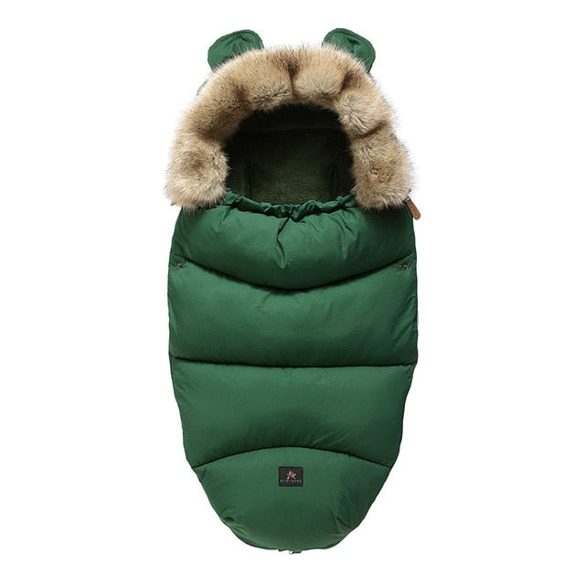 Baby Stroller Sleeping Bag Winter Warm Sleepsack Windproof For Infant Wheelchair Envelopes For Baby Footmuff Newborn Sleepsacks