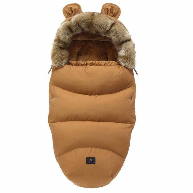 Baby Stroller Sleeping Bag Winter Warm Sleepsack Windproof For Infant Wheelchair Envelopes For Baby Footmuff Newborn Sleepsacks