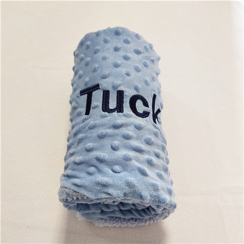 Name Personalised Newborn Baby Blanket Swaddling Baby Bedding Set Swaddle Soft Fleece Toddler Crib Bed Stroller Blanket