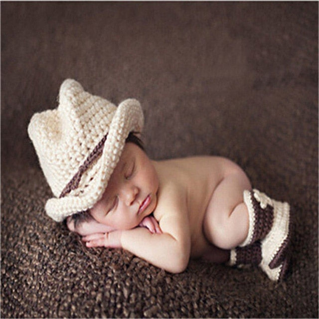 Newborn Unisex Baby Boy Girl Chef Hat Photography Props Outfits Clothes Infant Toddler Baby Photo Shoot fotografia Props Outfits