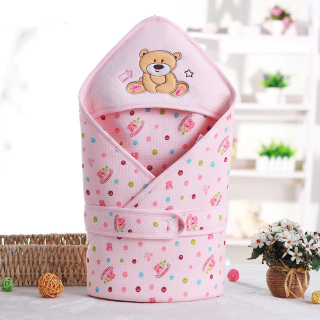 Winter Autumn Cotton Infant Baby Sleeping Bag Envelope For Newborn Baby Bedding Wrap Sleepsack Cartoon Baby Blanket Swaddling