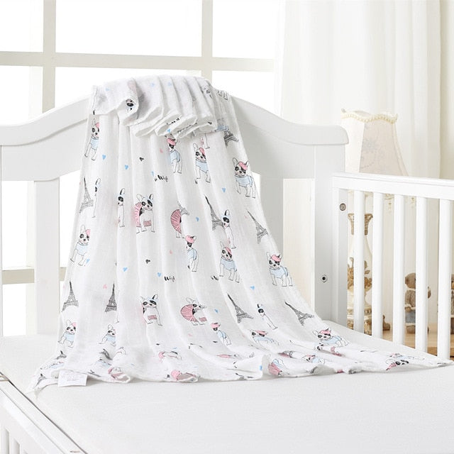 70% bamboo+ 30% cotton baby Swaddle Wraps Cotton Baby muslin Blankets Newborn 100% bamboo muslin quilt