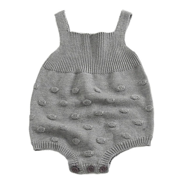 Baby Romper Set Infant Jumpsuit Overall Sleeveless Baby Boys Clothing Autumn Knitted Girls Baby Casual Clothes