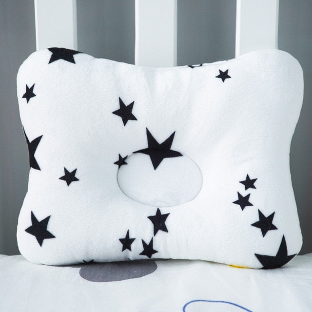 Muslinlife Head Protection Cushion Pillow Newborn Baby Kids Pillows Animal Printed Cotton Kids Pillow Sleep Positioner Dropship