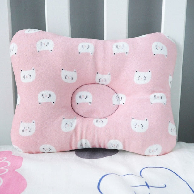 Muslinlife Head Protection Cushion Pillow Newborn Baby Kids Pillows Animal Printed Cotton Kids Pillow Sleep Positioner Dropship