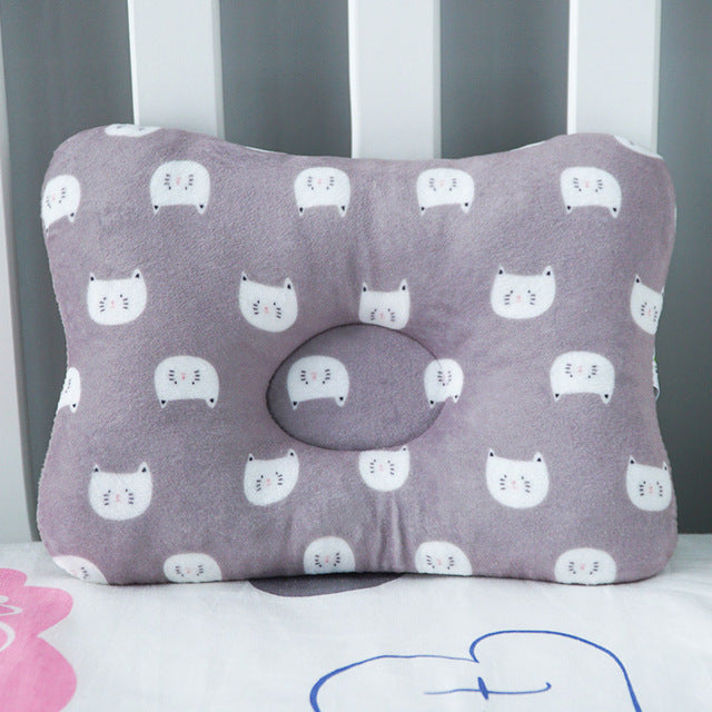 Muslinlife Head Protection Cushion Pillow Newborn Baby Kids Pillows Animal Printed Cotton Kids Pillow Sleep Positioner Dropship