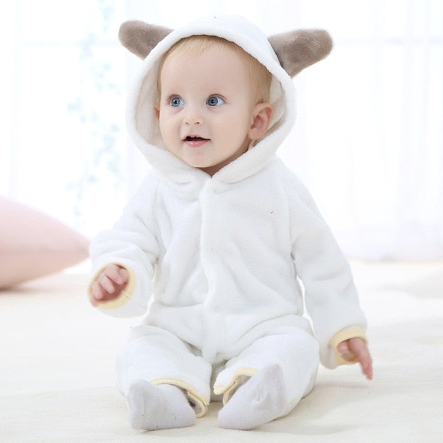 SLAIXIU Baby Sleeper Cotton Pajamas For Children Girls Cartoon Anime Panda Kids Costume Boy Sleepwear Newborn Blanket Jumpsuit