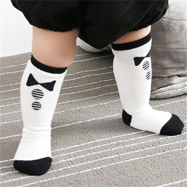 1 Pair Unisex Lovely Cute Cartoon Fox Kids baby Socks Knee Girl Boy Baby Toddler Socks animal infant Soft Cotton socks 0-3 Y