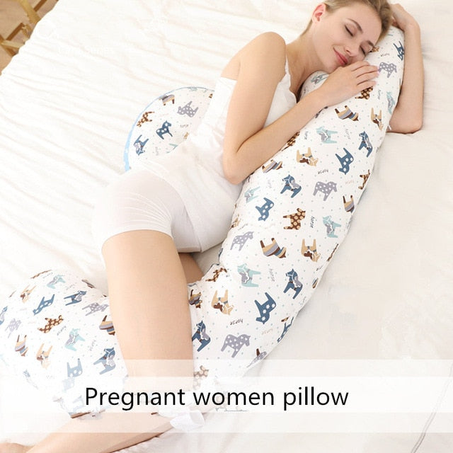 Pregnancy Body Pillow Multifunction Breastfeeding U Shape Maternity Pillows Pregnant Women Waist Abdomen Support Cushion Bedding