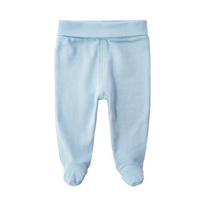 Newborn Unisex Baby Pants 0-3-6M Baby Cotton High Waist Trousers Infant Baby Boys Girls Bag Foot Pants Even Socks Baby Leggings