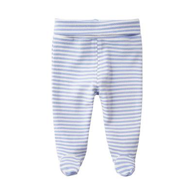 Newborn Unisex Baby Pants 0-3-6M Baby Cotton High Waist Trousers Infant Baby Boys Girls Bag Foot Pants Even Socks Baby Leggings