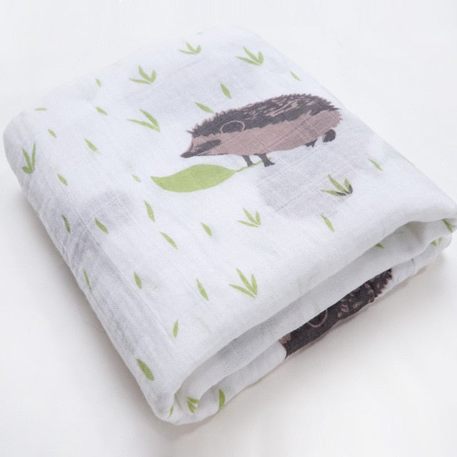 NEW Cotton Supersoft Muslin Diapers Receiving Baby blanket Bath Towel Swaddle Wrap Baby Bed Accessories Baby Blankets Newborn