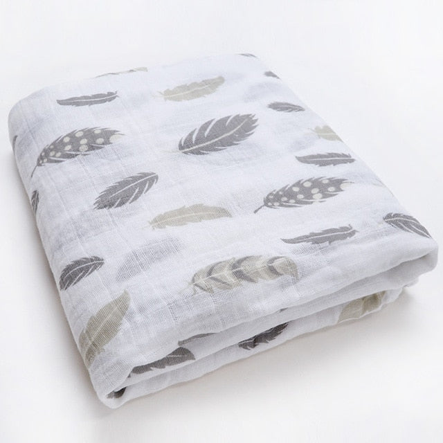 NEW Cotton Supersoft Muslin Diapers Receiving Baby blanket Bath Towel Swaddle Wrap Baby Bed Accessories Baby Blankets Newborn