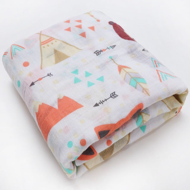 NEW Cotton Supersoft Muslin Diapers Receiving Baby blanket Bath Towel Swaddle Wrap Baby Bed Accessories Baby Blankets Newborn