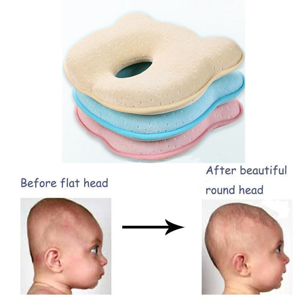 Hot Infantil Newborn Baby Pillow Baby Room Soft Infant Baby Pillow Prevent Flat Head Memory Foam Cushion Sleeping Support